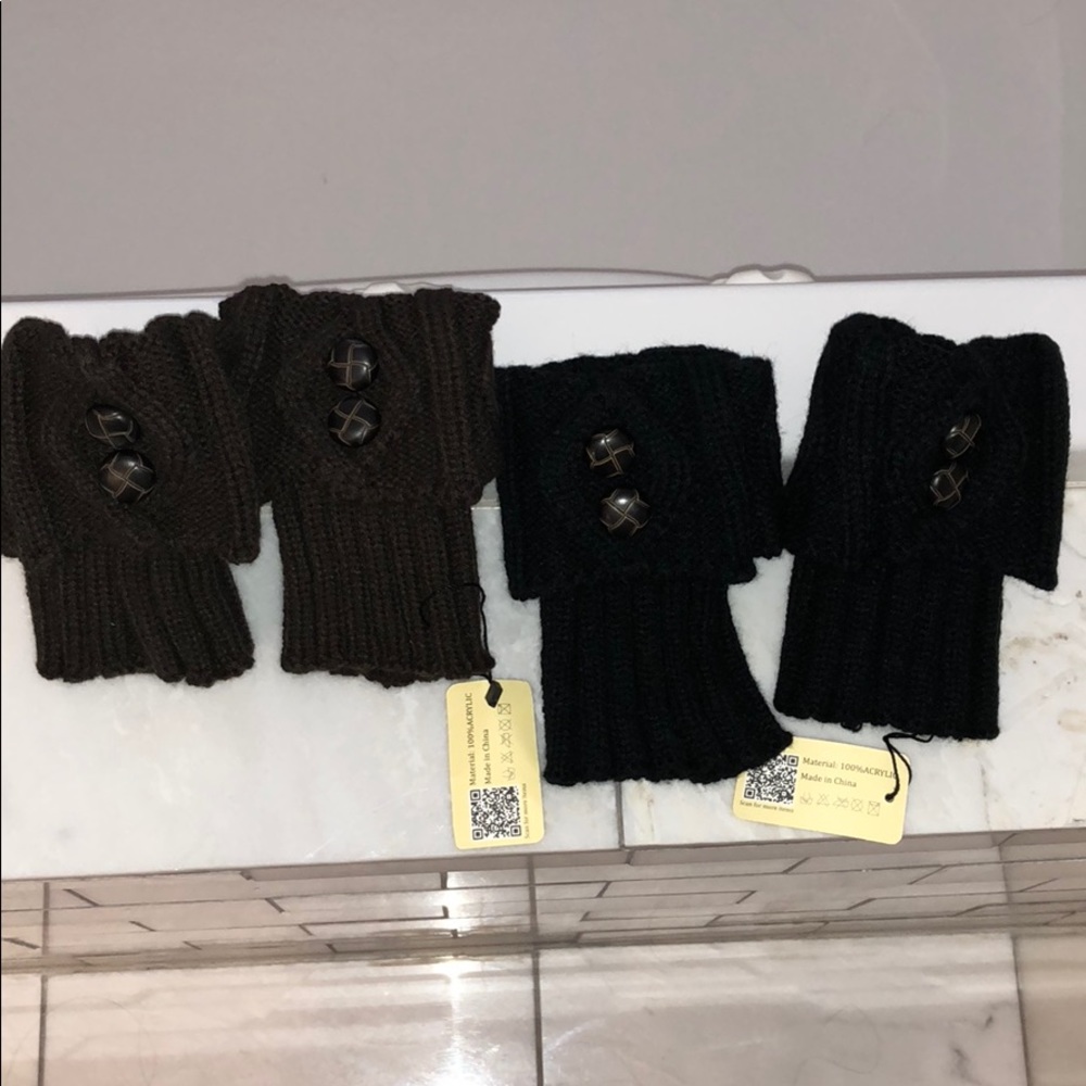 Boot cuffs. 2 pair